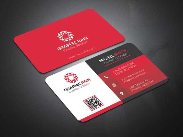 Contoh desain call card